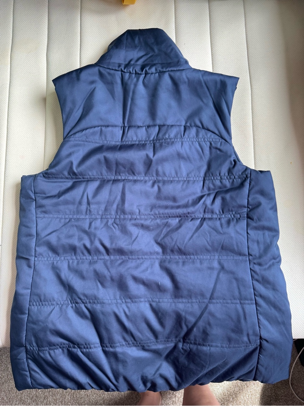 Utah State Nike Navy Quilted Puffer Vest - Picture 2 of 4